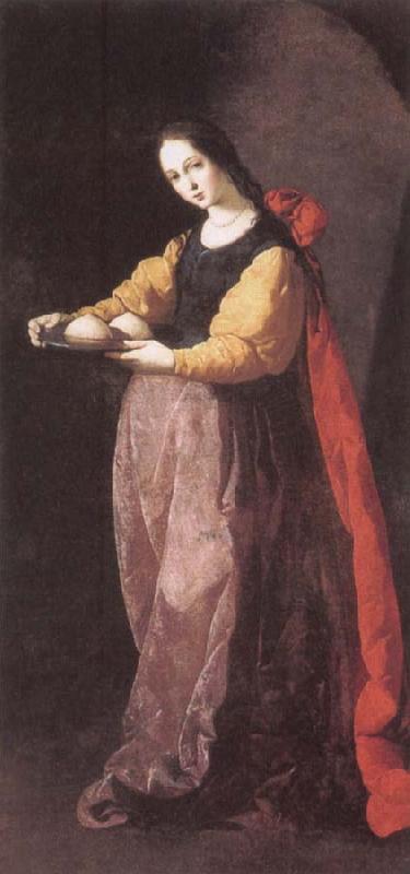 Francisco de Zurbaran St Agatha